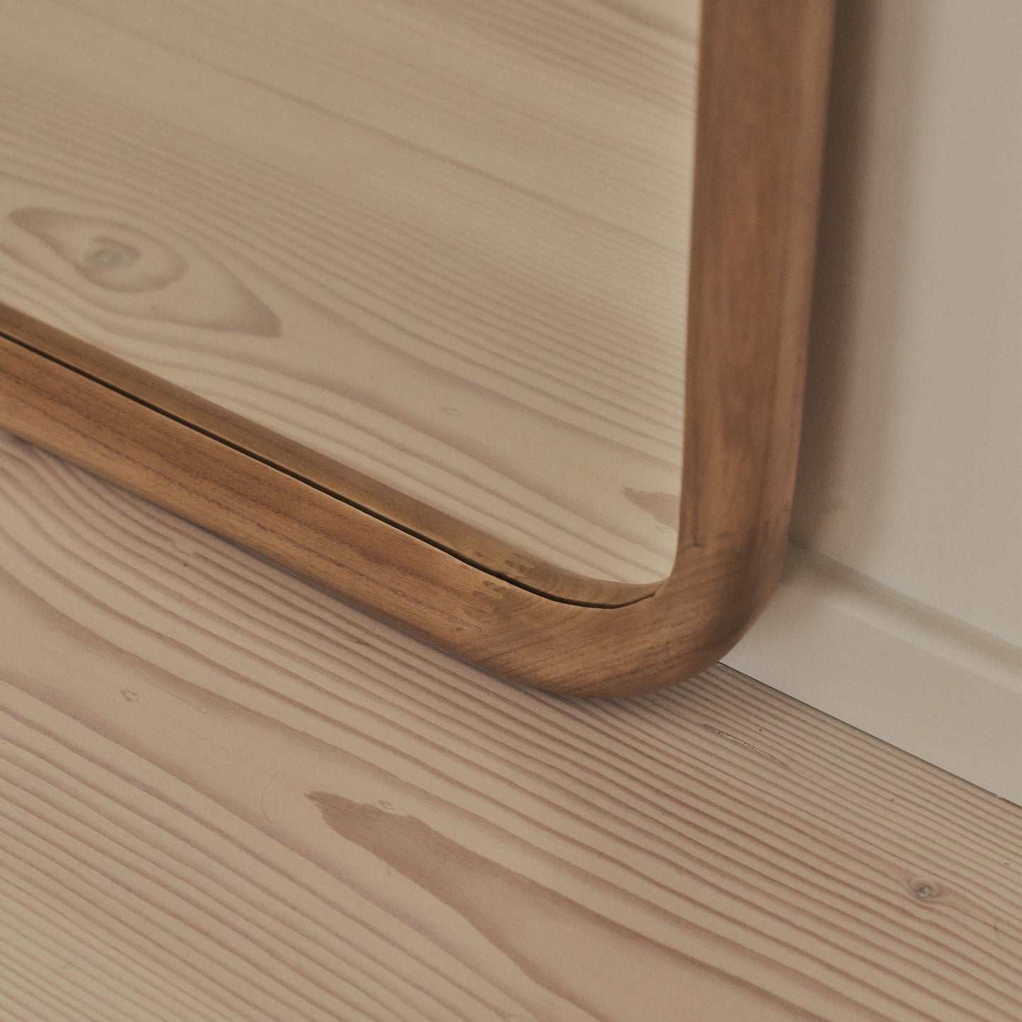 Miroir Arche Milene en Bois Massif de Paulownia – Design Organique, 190 x 100 cm