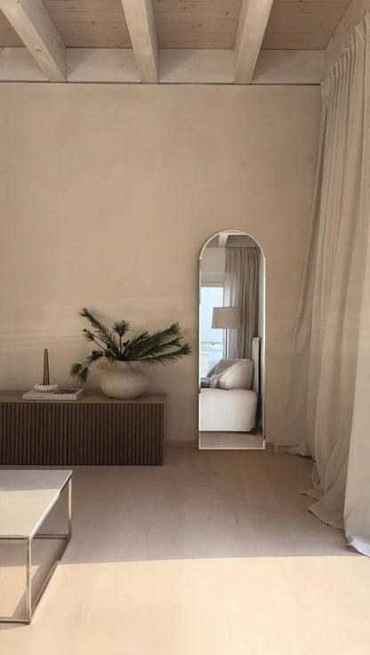 Miroir Arko n° 2 | Design Vintage Chic avec Cadre en Fer - 160 x 50 cm