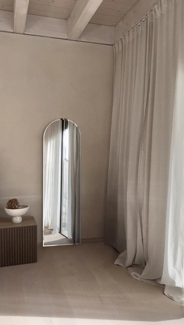 Miroir Arko n° 2 | Design Vintage Chic avec Cadre en Fer - 160 x 50 cm