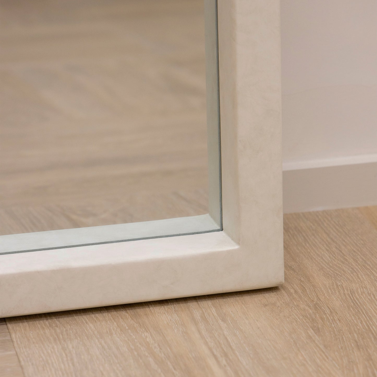 Miroir à Arche XL Tamara - Finition Béton Industriel - 190 x 110 cm