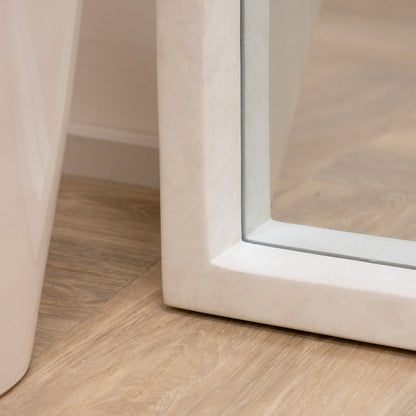 Miroir à Arche XL Tamara - Finition Béton Industriel - 190 x 110 cm