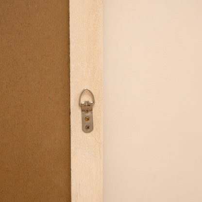 Miroir de Plain-Pied Arqué Elena en Bois Lavé Blanc - 170 x 75 cm